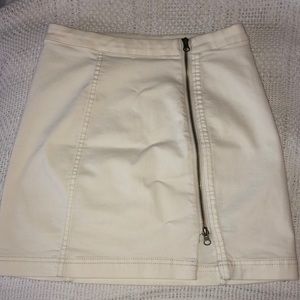 Free People White Skirt